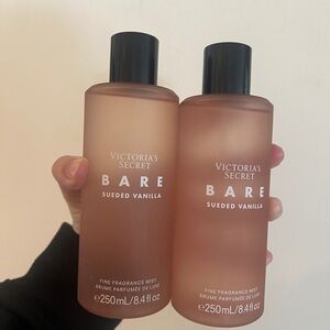 2X Victoria’s Secret Bare Sueded Vanilla Mist 8.4 floz / 250 ml